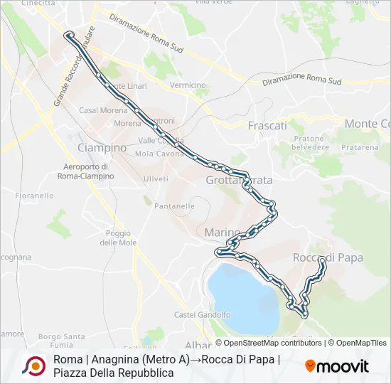 COTRAL Bus Line Map