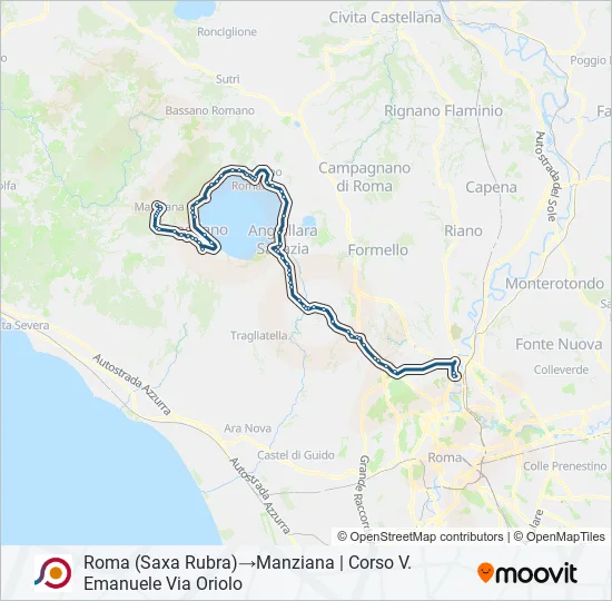 COTRAL Bus Line Map
