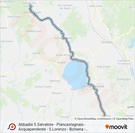 COTRAL Bus Line Map