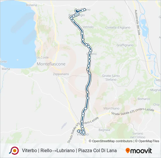 COTRAL Bus Line Map