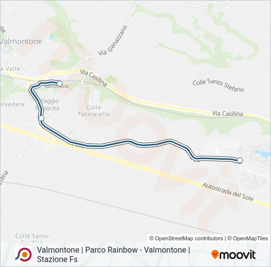 COTRAL Bus Line Map