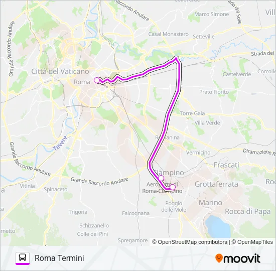 TERRAVISION Bus Line Map