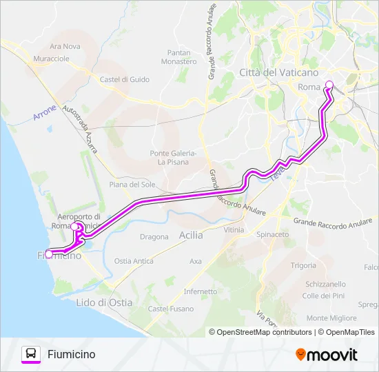 TERRAVISION Bus Line Map