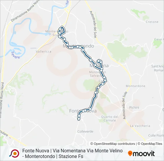 COTRAL Bus Line Map