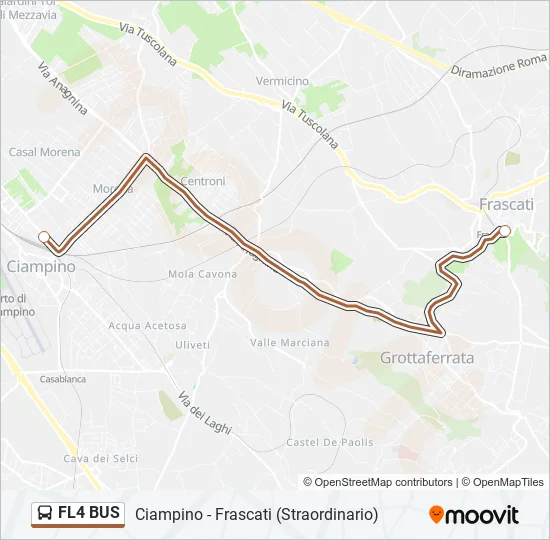 FL4 BUS Bus Line Map
