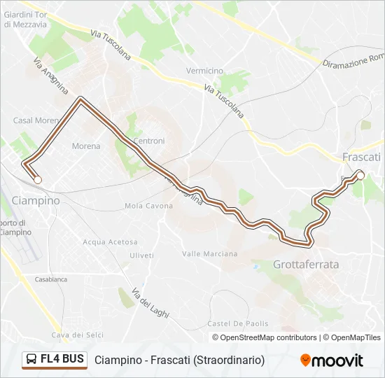 FL4 BUS Bus Line Map
