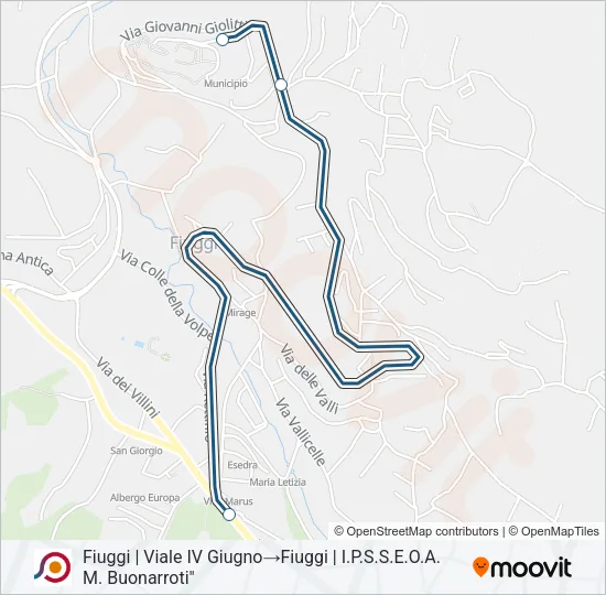COTRAL Bus Line Map