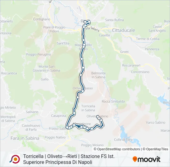 COTRAL Bus Line Map