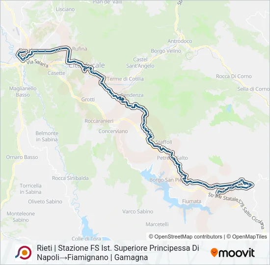 COTRAL Bus Line Map