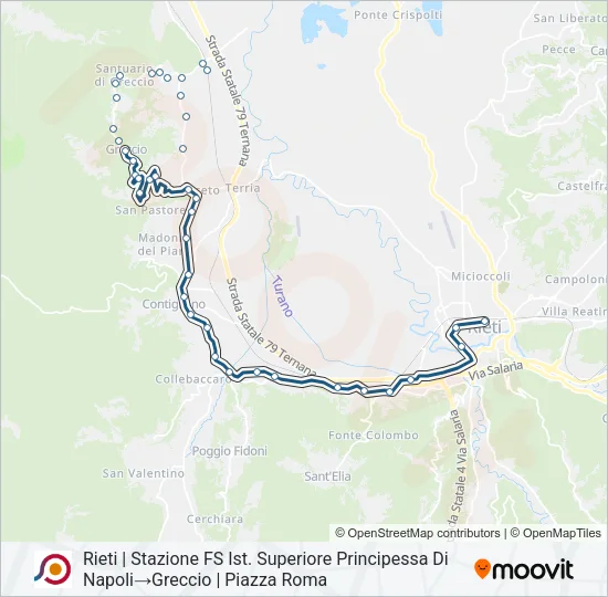 COTRAL Bus Line Map