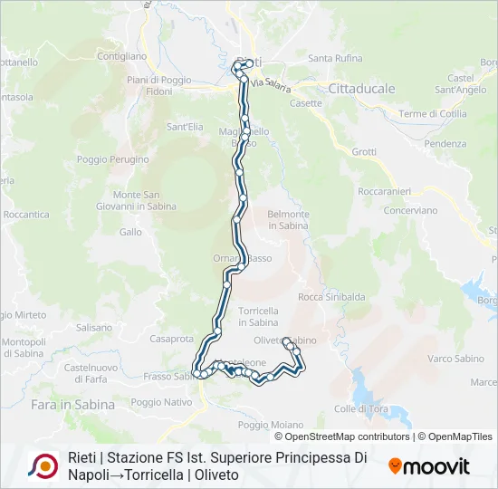 COTRAL Bus Line Map