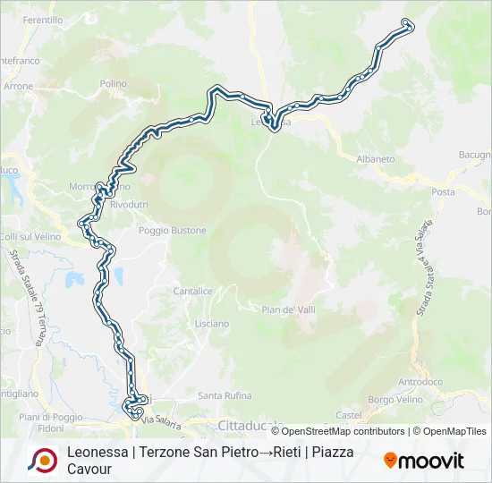 COTRAL Bus Line Map