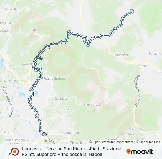 COTRAL Bus Line Map