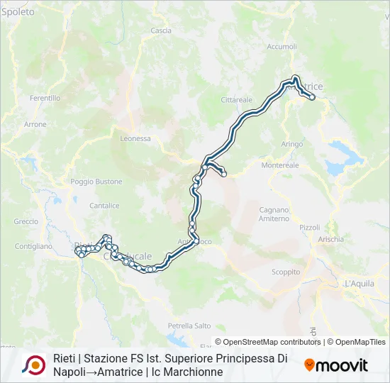 COTRAL Bus Line Map