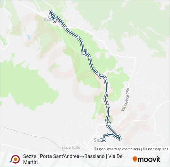 COTRAL Bus Line Map