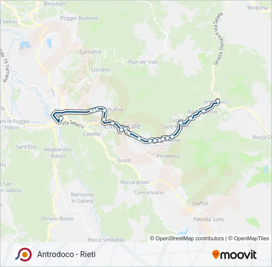 COTRAL Bus Line Map