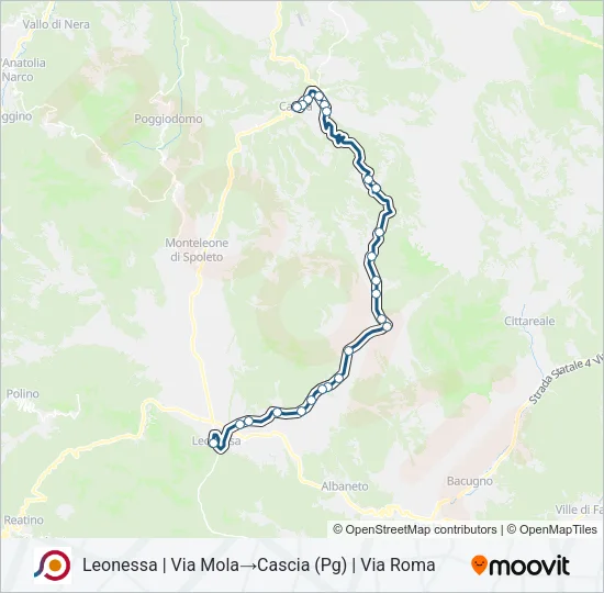 COTRAL Bus Line Map