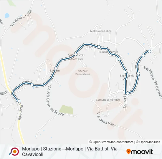 COTRAL Bus Line Map