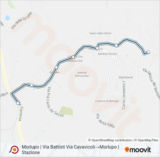 COTRAL Bus Line Map