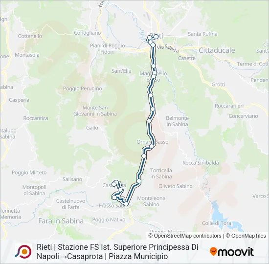 COTRAL Bus Line Map