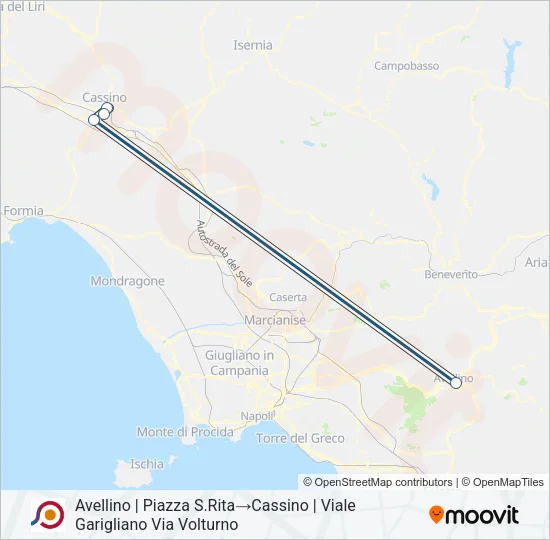 COTRAL Bus Line Map