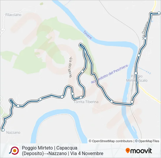 COTRAL Bus Line Map