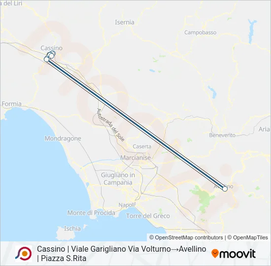 COTRAL Bus Line Map