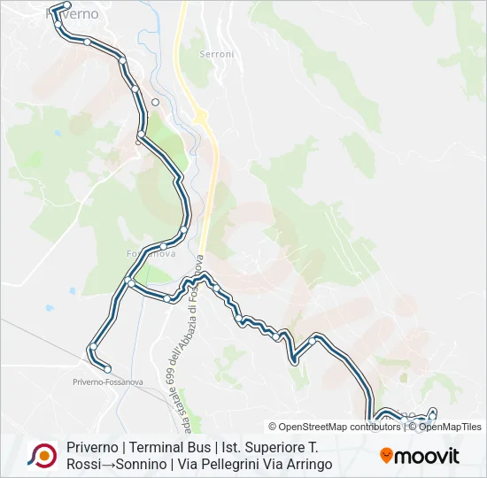 COTRAL Bus Line Map