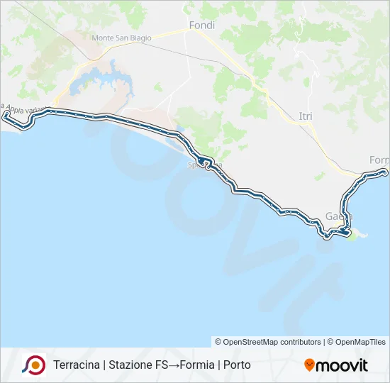 COTRAL Bus Line Map