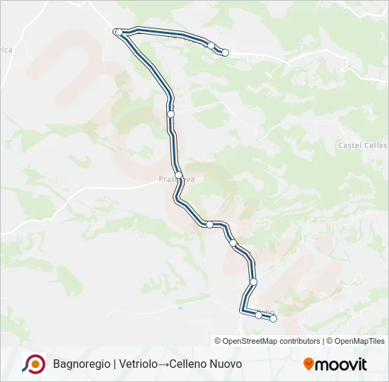 COTRAL Bus Line Map