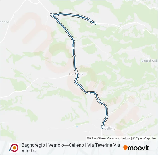 COTRAL Bus Line Map