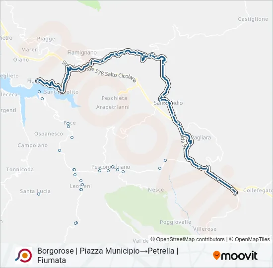 COTRAL Bus Line Map