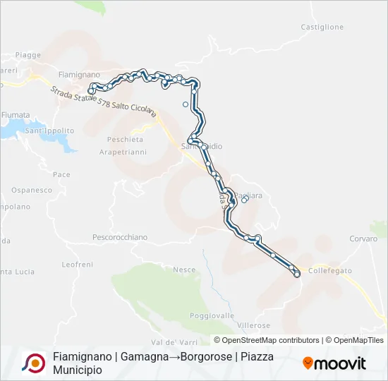 COTRAL Bus Line Map