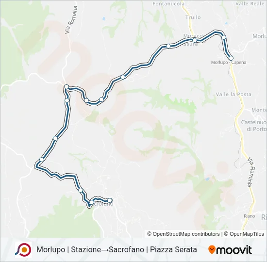 COTRAL Bus Line Map