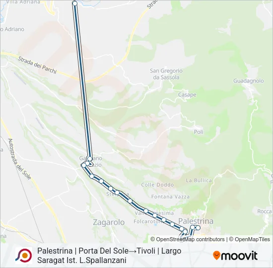 COTRAL Bus Line Map