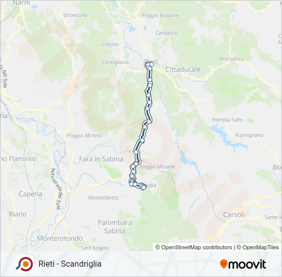 COTRAL Bus Line Map
