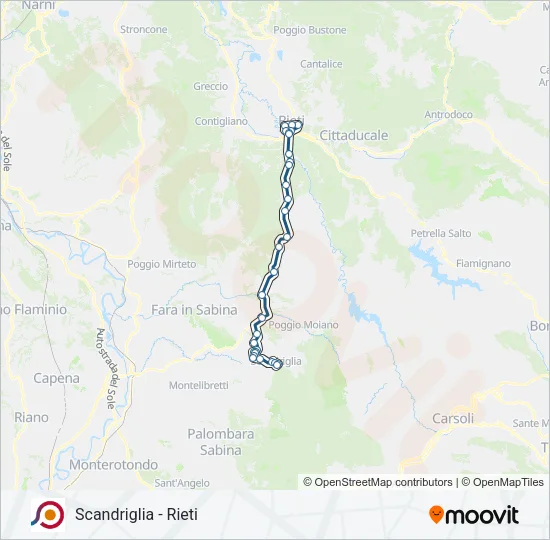 COTRAL Bus Line Map
