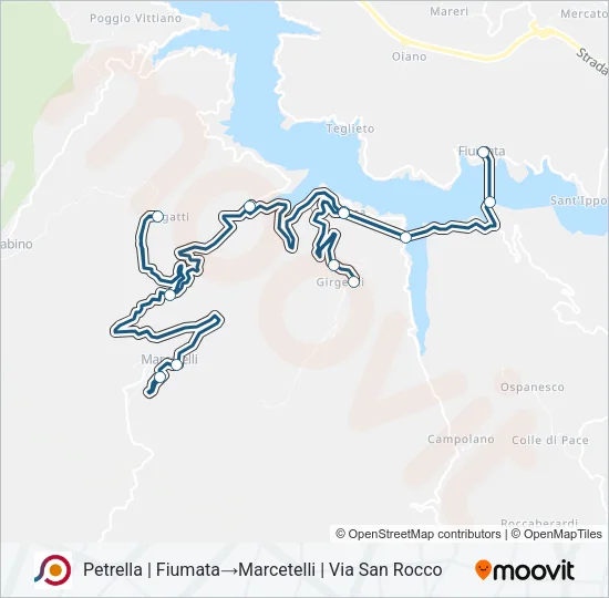 COTRAL Bus Line Map