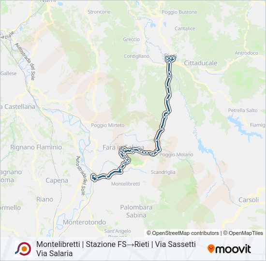 COTRAL Bus Line Map