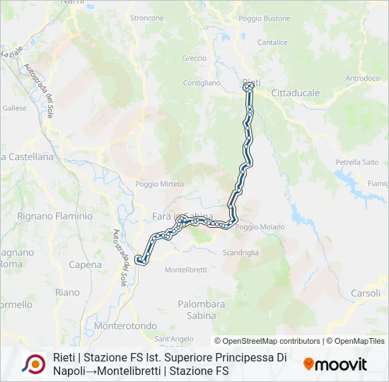 COTRAL Bus Line Map