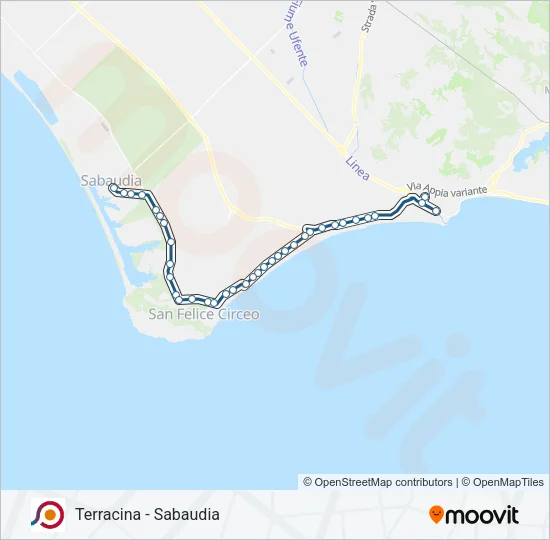 COTRAL Bus Line Map
