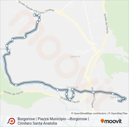 COTRAL Bus Line Map