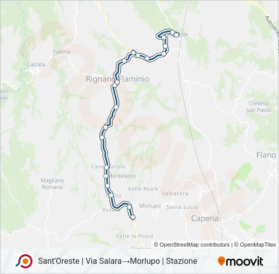 COTRAL Bus Line Map