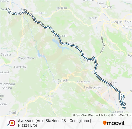 COTRAL Bus Line Map