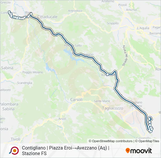 COTRAL Bus Line Map