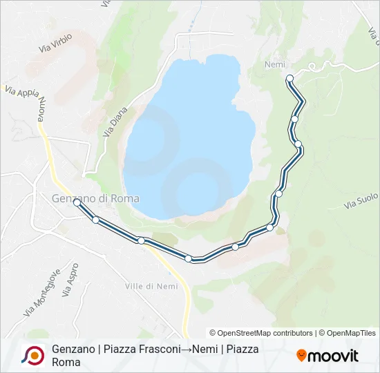 COTRAL Bus Line Map