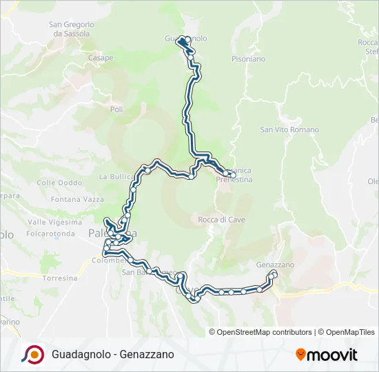 COTRAL Bus Line Map