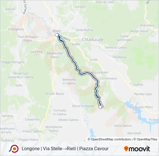 COTRAL Bus Line Map