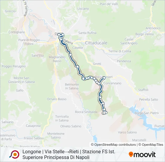 COTRAL Bus Line Map