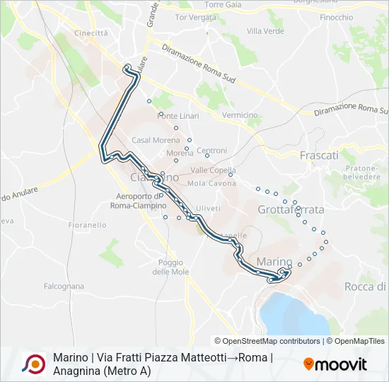 COTRAL Bus Line Map
